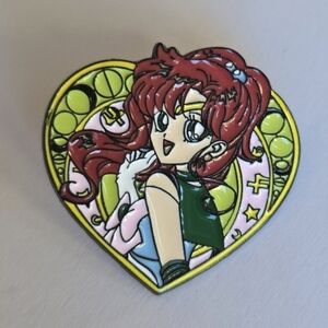 💚 Sailor Jupiter Heart Pin